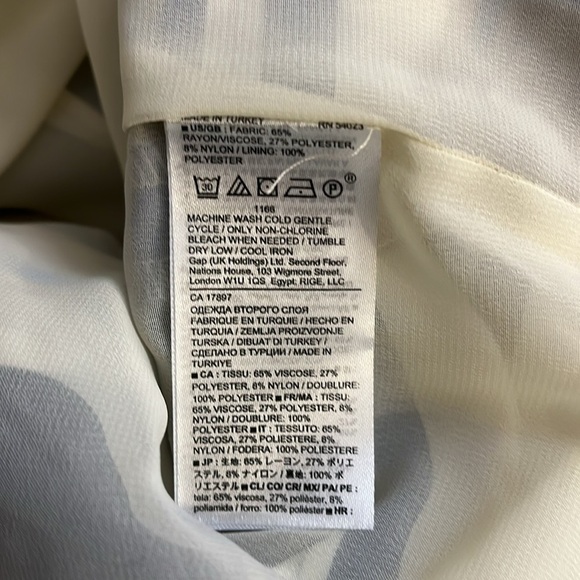 Banana Republic | New One Shoulder striped sheath dress w/Bow Women’s size 8 - Picture 9 of 11